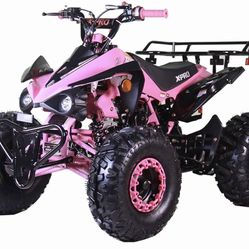 Pink 125cc ATV with Reverse Automatic . Brand New 
