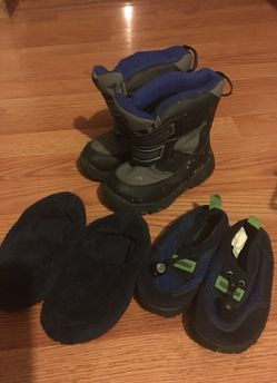 Boys boots..slippers..