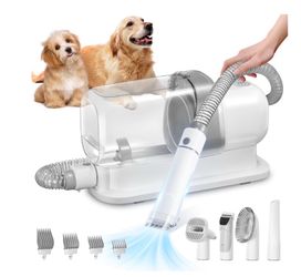 Pet Grooming Kit and Vacuum 5-in-1