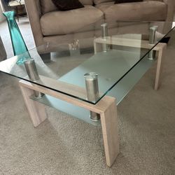 Elegant Glass Coffee Table