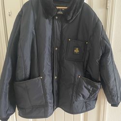 RefrigiWear Men’s Jacket 3XL Insulated Iron-Tuff Polar Soft Fleece Collar