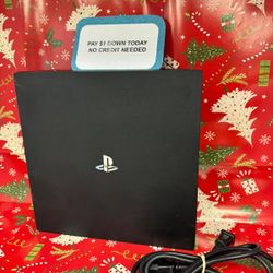 1TB Sony Playstation 4 Pro PS4 Pro Gaming Console -90 Day Warranty-$1 DOWN-NO Credit Needed