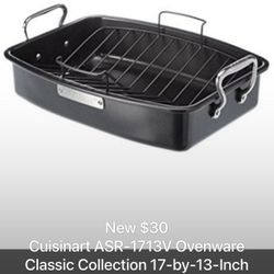 Cuisinart ASR-1713V Ovenware Classic Collection 17-by-13-Inch Roaster 