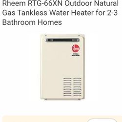 Rheem Tankless Water Heater