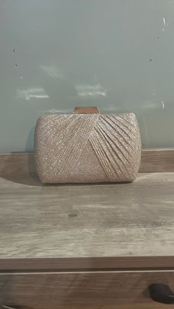 Gold Clutch  Bag