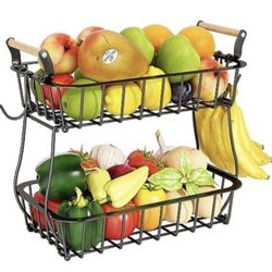 ANTOPY 2 Tier Fruit Baskt 