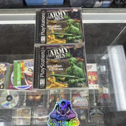 Army Men 3D PS1 $20 Gamehogs 11am-7pm