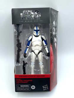Star Wars The Black Series Attack of the Clones Phase 1 Clone Trooper Lieutenant New