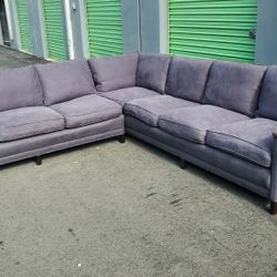 Grey Sectional Delivery Available 