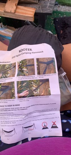 Kootek 210T Nylon Camping Hammock