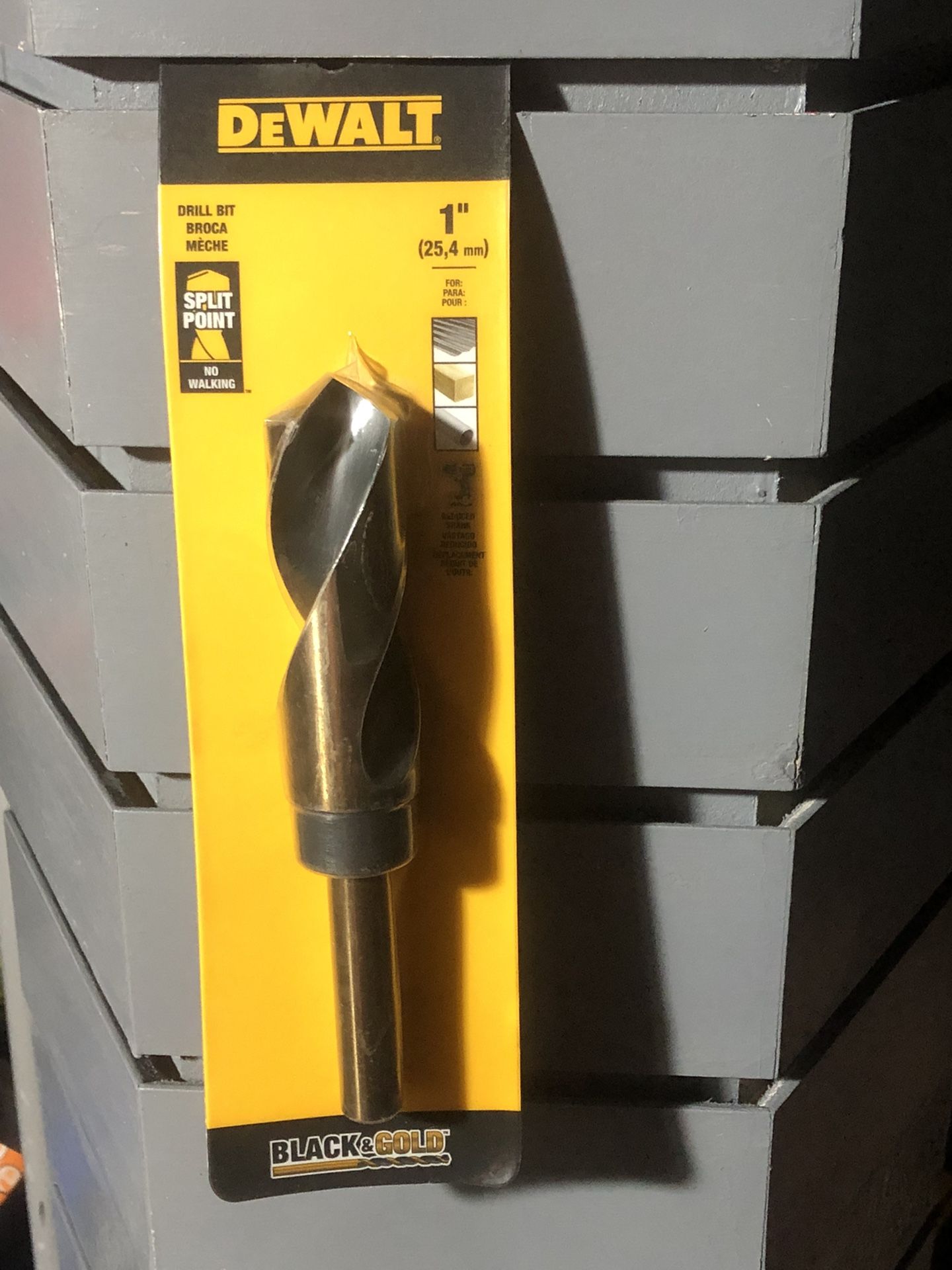 dewalt 1" drill bit