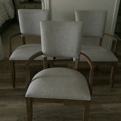 Ethan Allen Dining Arm Chairs (3) NEW