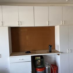 Cabinets With Workbench