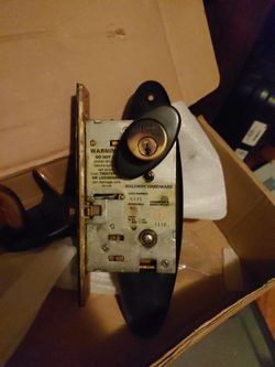 Used Baldwin Mortise Lock, Oil Rubbed