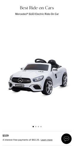 Mercedes Benz SL63 electric ride 