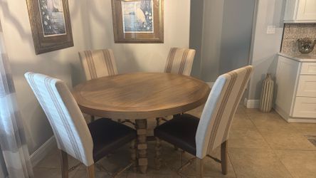 Dining or Kitchen Table with Sideboard