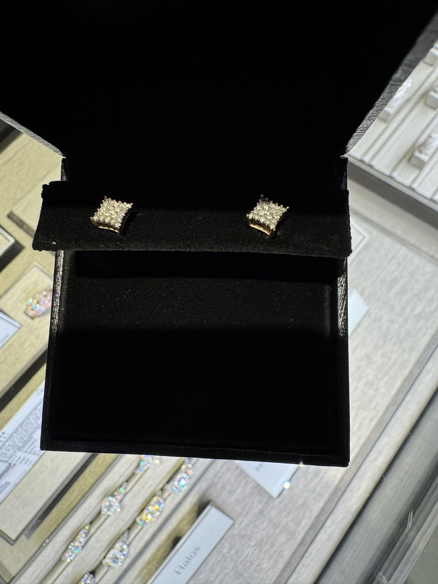 Gold Diamond Earrings