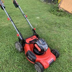 Craftsman Battery Operated Lawnmower 