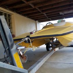 Barter boats* trade* sell**85 BAJA SCAT CAT 55HP NISSAN