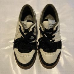 Fendi  Match Leather Sneakers