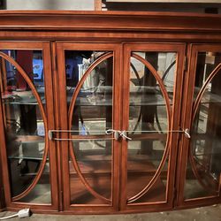 Wood Armoire/China Cabinet