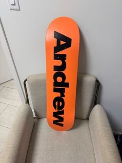Andrew skateboard for sale deck only