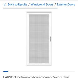 Larson Platinum Collection Security Door 36x80in
