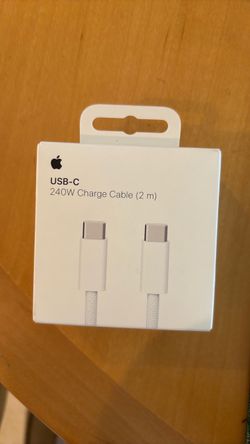 iPhone  USB c 240 watt Apple charge cable 2 meters