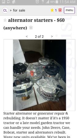 Alternator & starter