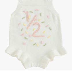 1/2 Birthday Infant Outfit 