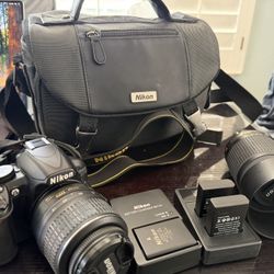 Nikon D3100 DSLR with 2 Lens And Accessories 