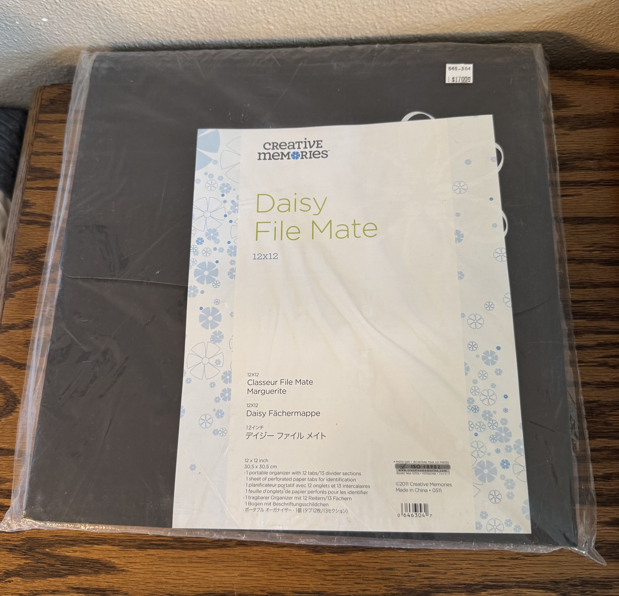 Creative Memories Daisy File Tote