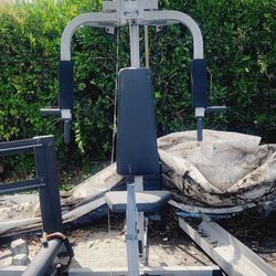 Home Gym. Running Machine And Trampoline 