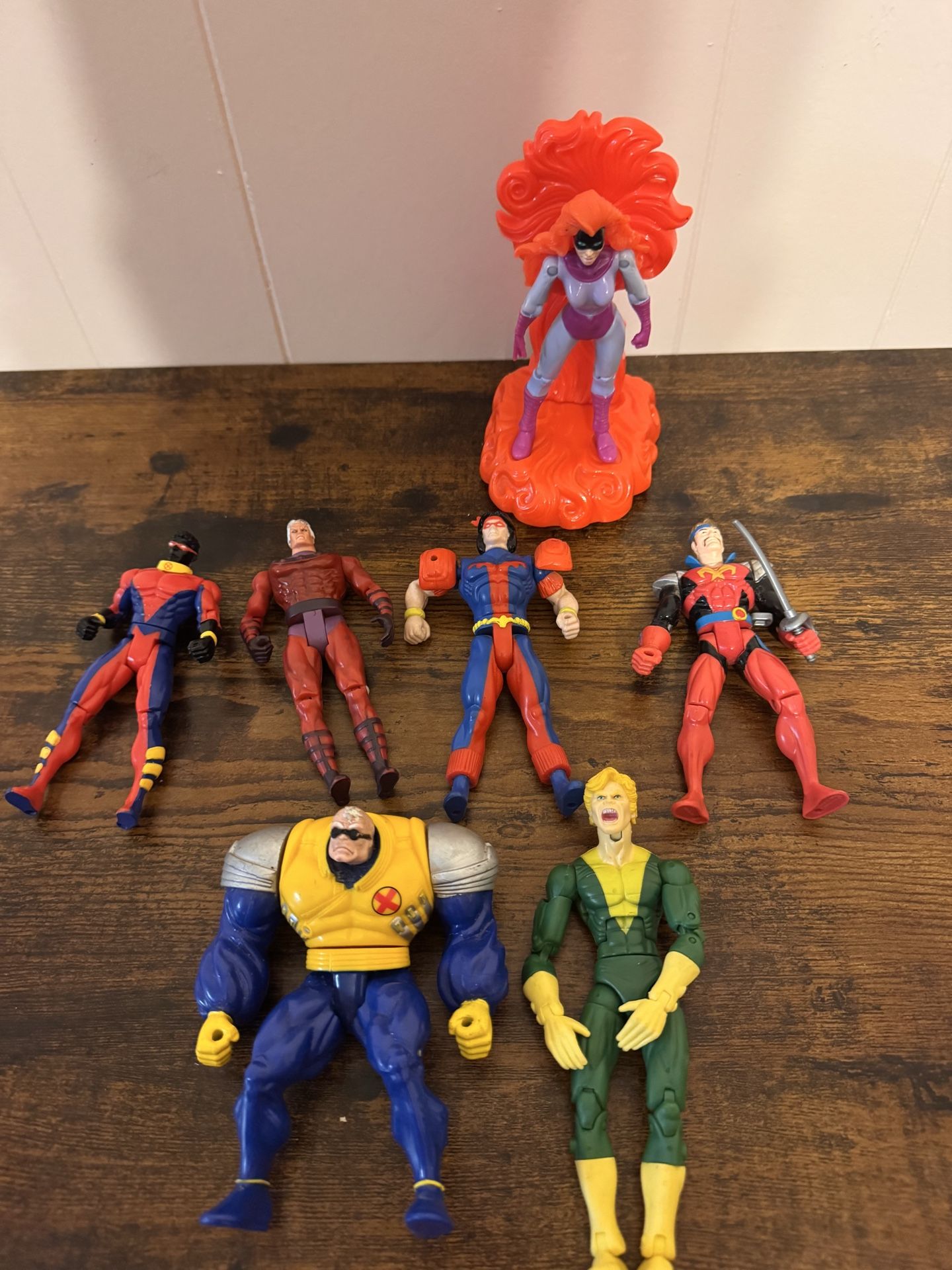 ToyBiz 90’s Marvel XMen / X-Men Lot Of 7 Action Figures