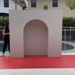 Arch Backdrop  , 3D Wood backdrop