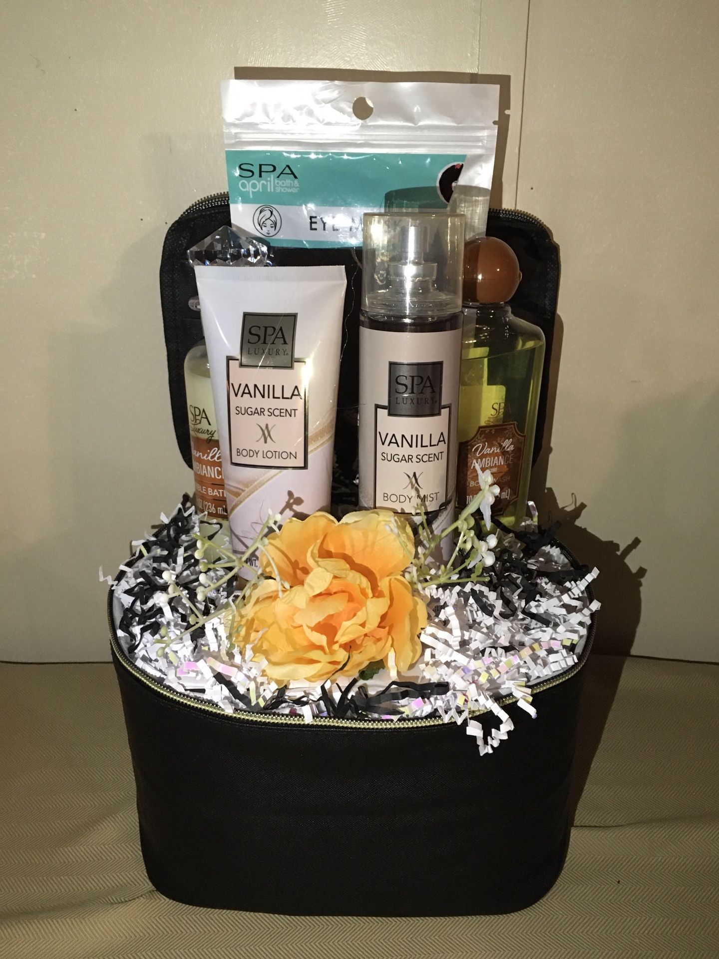 Mothers Day Makeup Bag Basket