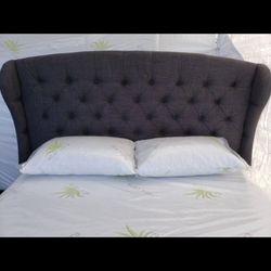 Queen Bed With Memory Foam Mattress Only 