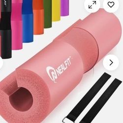  PINK Barbell Pad Squat Pad for Squats—Squat Bar Pad