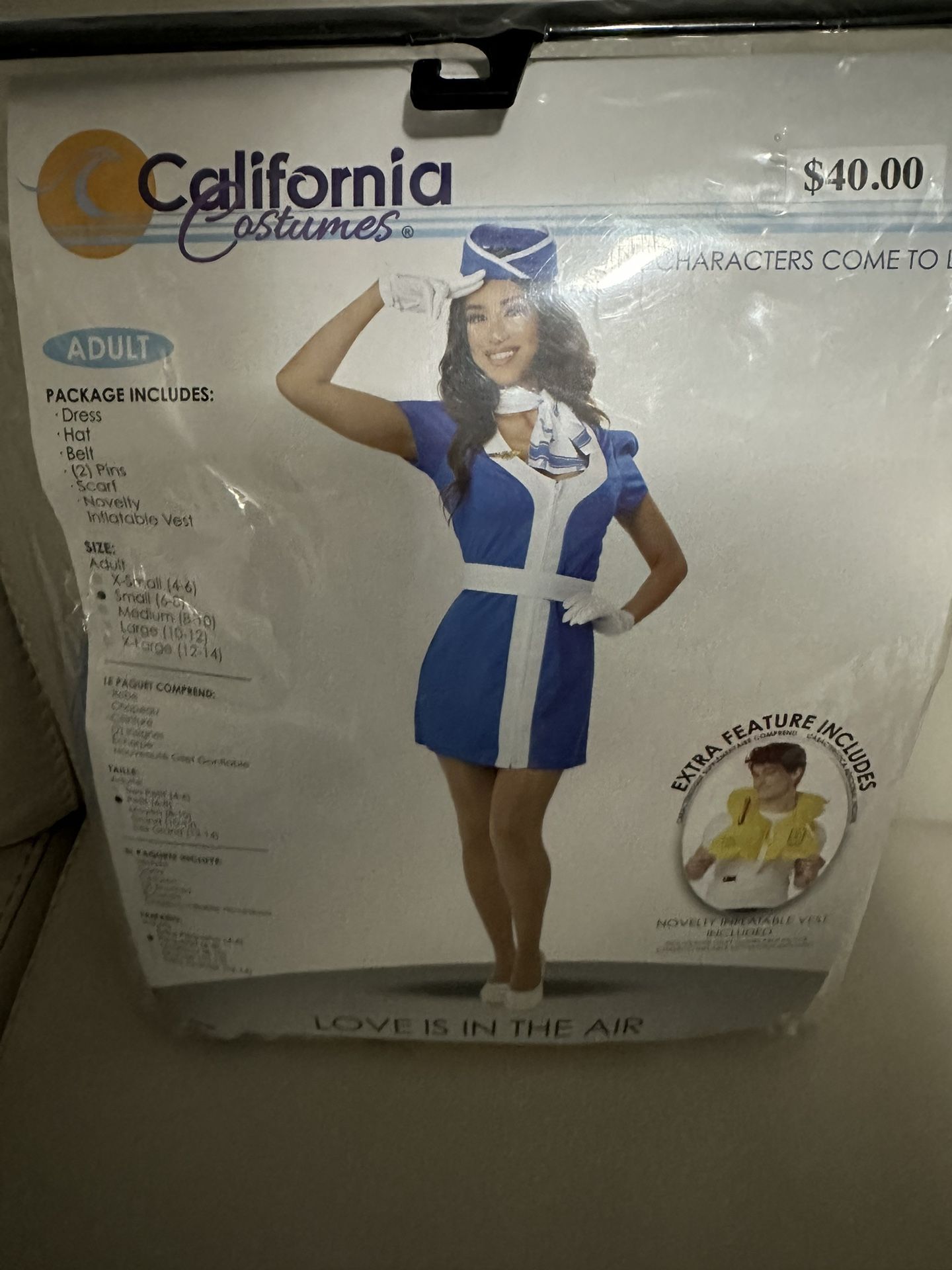 Love Is In The Air - Flight Attendant Costume
