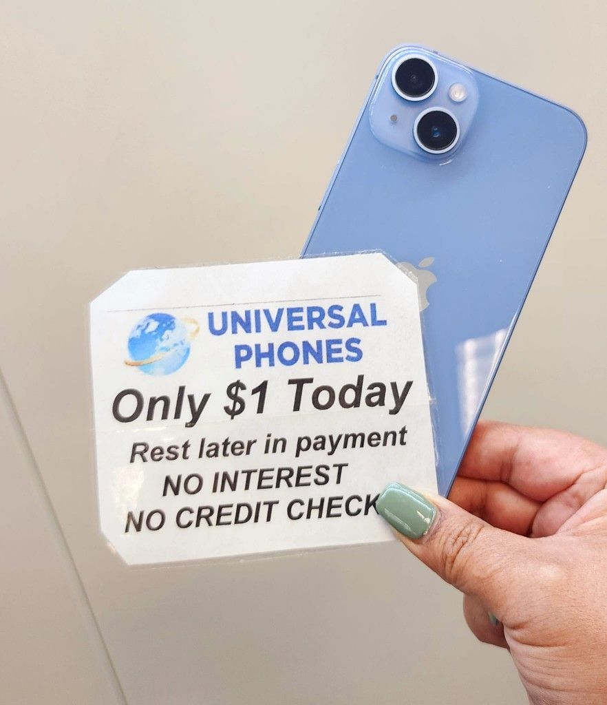 Iphone 14 128gb Unlocked! FREE Smartwach/ Headphones. Pay $1 Today Rest in payments. NO CREDIT NEEDED FINANCING