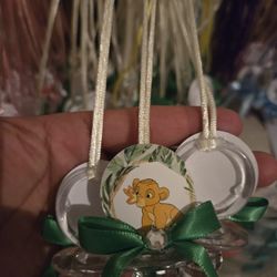 3 Dozens Lion King Baby Shower Guest Pacifiers Necklaces