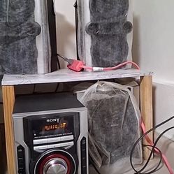 Sony Hcd-gx-99 5 Speaker 3 Disc Changer Remote