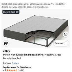 New Full Size Box Spring 