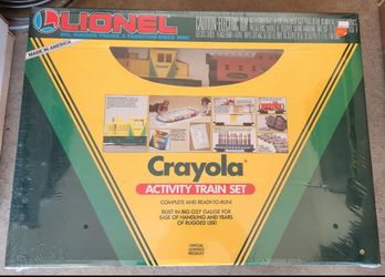 Lionel Crayola Train Set Brand New Sealed Vintage