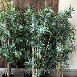 Artificial potted bamboo plant indoor/outdoor