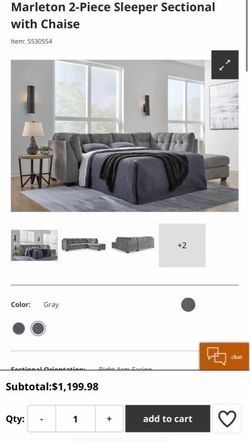 Sectional couch from ashley furniture