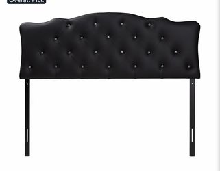 Queen Faux Leather Headboard