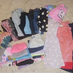 Girls Clothes Lot  32+ Pieces Clothing  Bundle Of Size 7 - 8 Justice Levi Gymboree And More