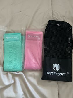New 2 resistant bands, fitfort