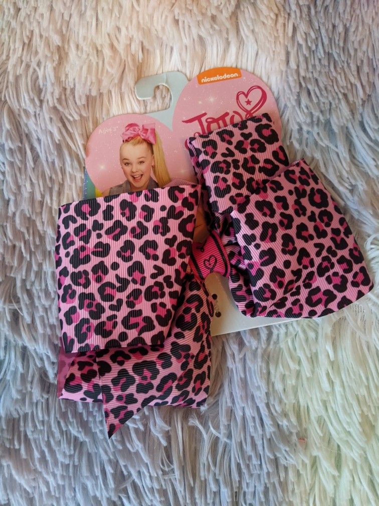 Pink Leopard JoJo Siwa Bow